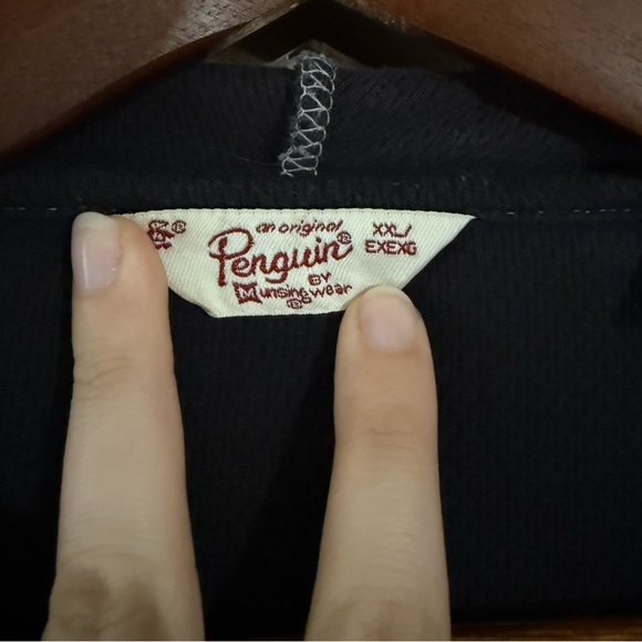 Original Penguin Black and Grey Zip Up Waffle Knit Lightweight Jacket - Picture 3 of 11